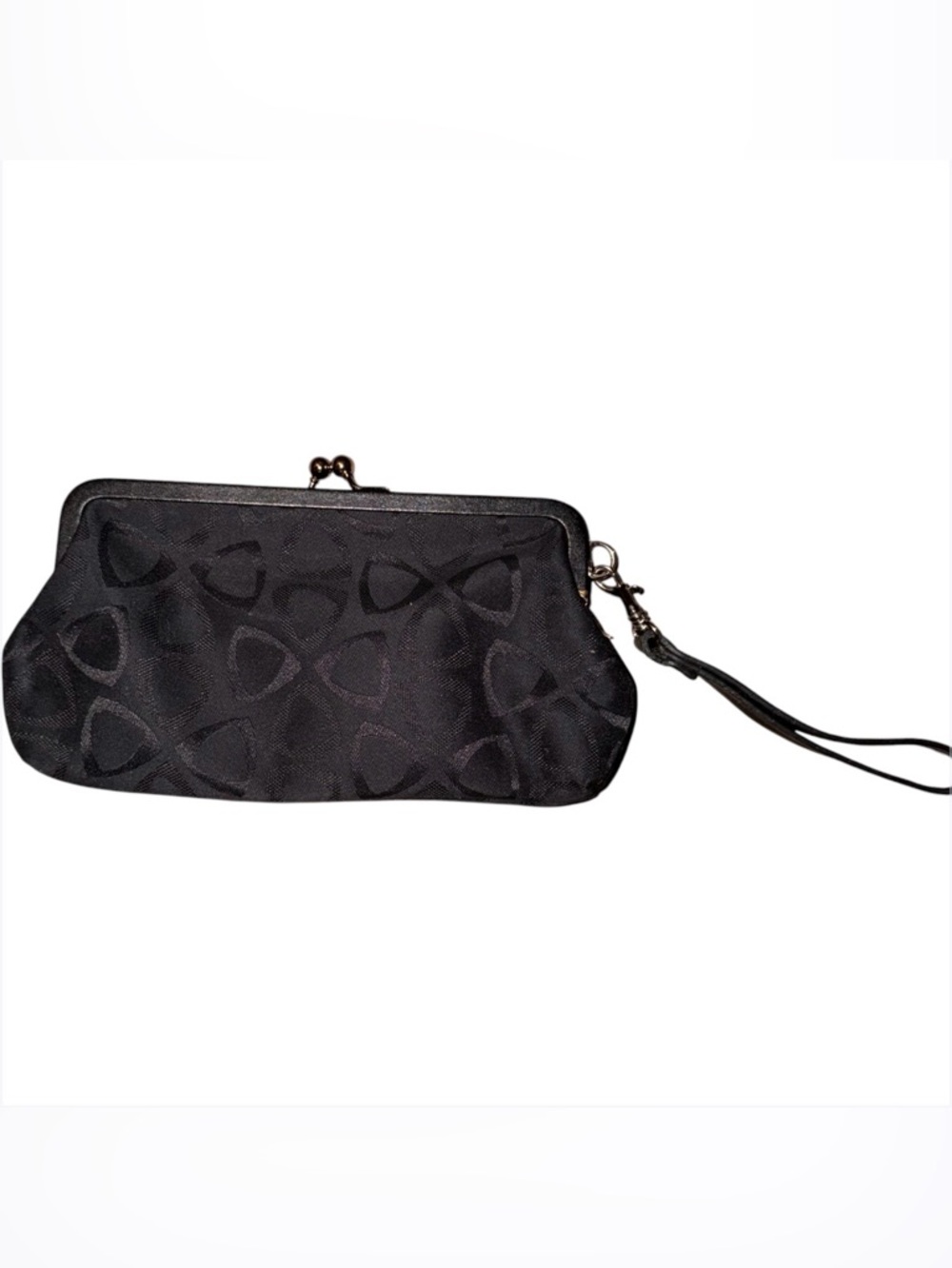 Liz Claiborne black wristlet pouch